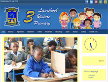 Tablet Screenshot of laerskool3riviere.co.za